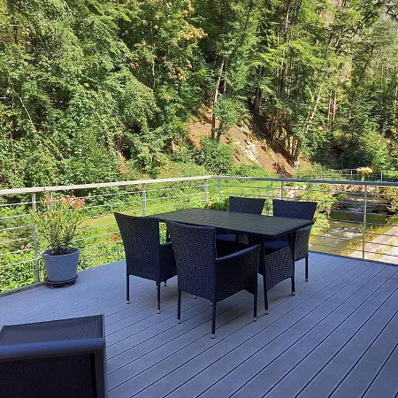 Ferienhaus Buschmuehle - Stolpen Buitenkant foto